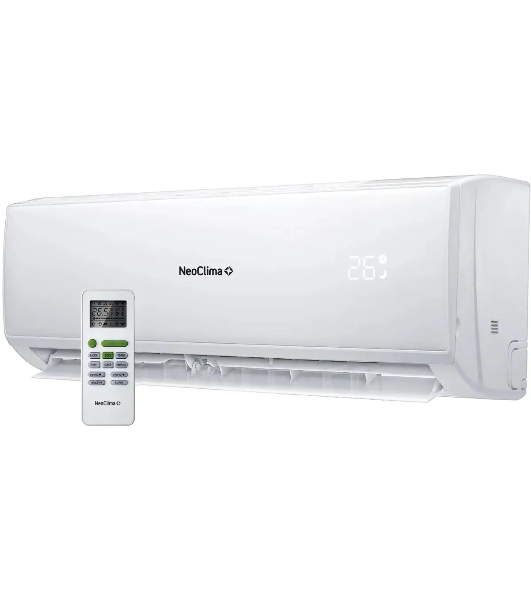 Кондиционер сплит-система настенного типа NeoClima NS/NU-HAL12F 12000 BTU, 35 м², 31/42 дБ, охлаждение, обогрев, осушение, белый (2 коробки)