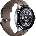 Смарт-часы Xiaomi Watch 2 Pro - 4G LTE Silver Case with Brown Leather Strap M2233W1 (BHR7210GL), фото4
