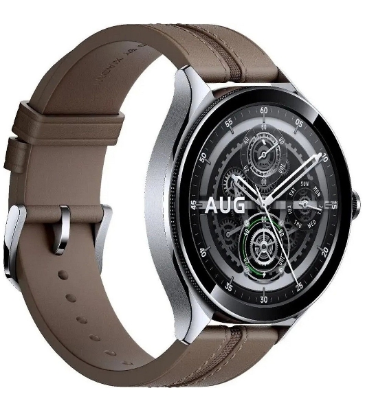Смарт-часы Xiaomi Watch 2 Pro - 4G LTE Silver Case with Brown Leather Strap M2233W1 (BHR7210GL)