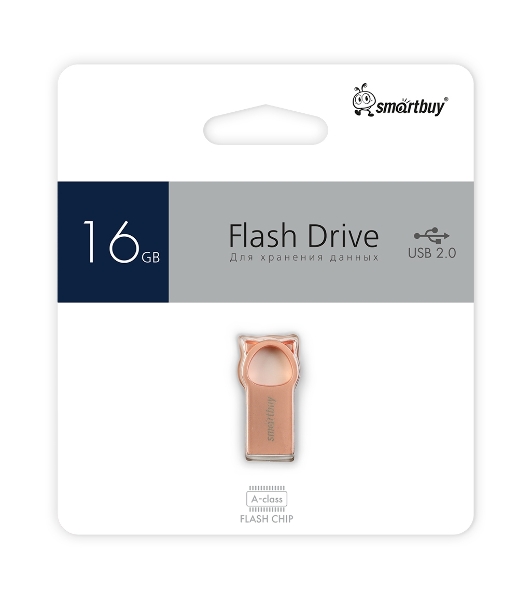 Флешка USB Smartbuy MC5 Metal Kitty (SB016GbMC5), 16Gb, USB 2.0, R/W 20/10, розовый