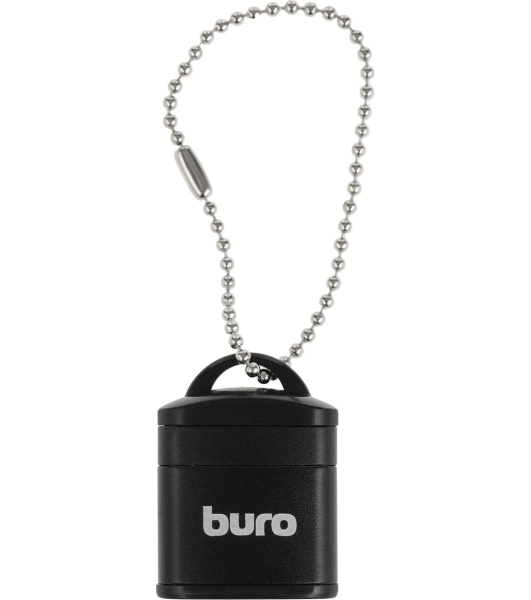 Кард-ридер Buro BU-CR-200/черный/micro-SD/USB 2.0/пластик