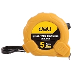 Рулетка Deli DL9005B 5мx19мм Метрическая. Корпус ударопрочный., фото 1