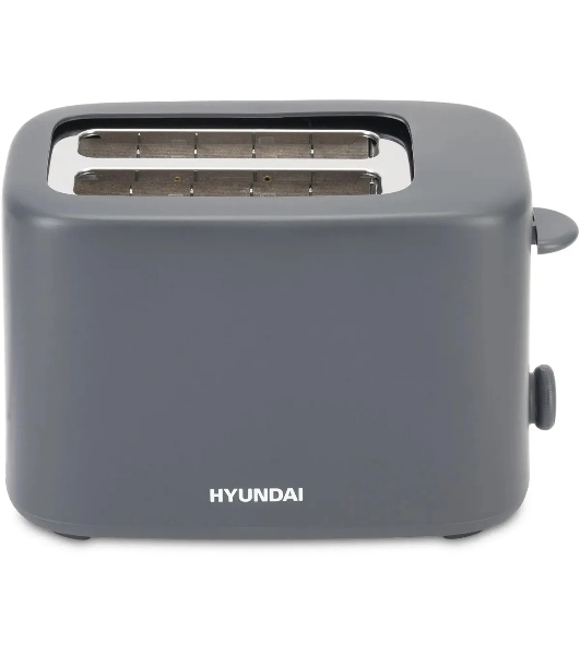 Тостер Hyundai HYT-4308 серый, 750 Вт, 2 слота