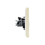 Розетка компьютерная IEK FORTE&PIANO FP432 RJ45 кат.5E ваниль, фото3