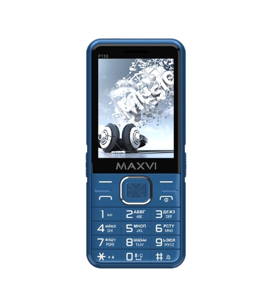 Мобильный телефон Maxvi Р110 синий