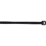 Нейлоновые стяжки Fortisflex КСС 3х100 черный 100 штук, фото3