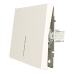 Выключатель 1-кл. с индик. СП ZIMA IP20 10А безвинт. зажим слон. кость LEZARD 704-9088-111QC, фото2