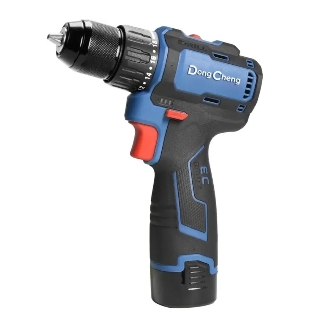 Дрель-шуруповерт DongCheng DCJZ1604, 16 В, 2 Ач, 40 Нм, бесщеточный
