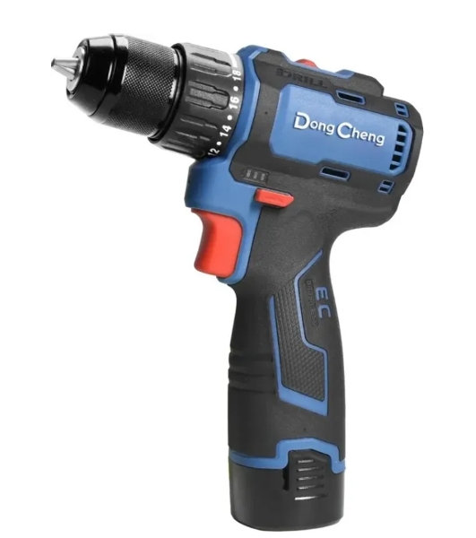 Дрель-шуруповерт DongCheng DCJZ1604, 16 В, 2 Ач, 40 Нм, бесщеточный