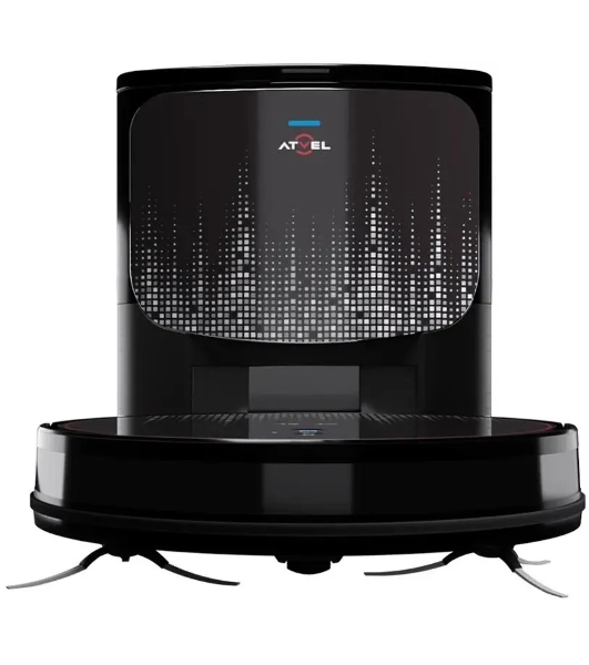 Робот-пылесос Atvel R80 Base черный, 2600 мА*ч Li-Ion, уборка влажная/сухая, пылесборник контейнер 0.34 л
