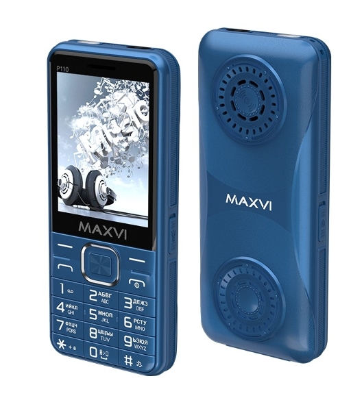 Мобильный телефон Maxvi Р110 синий