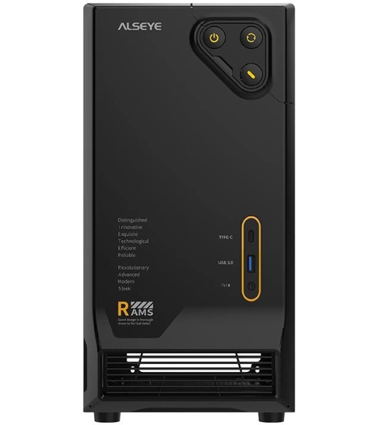 Компьютерный корпус RAMS 1.0 черный-Type C