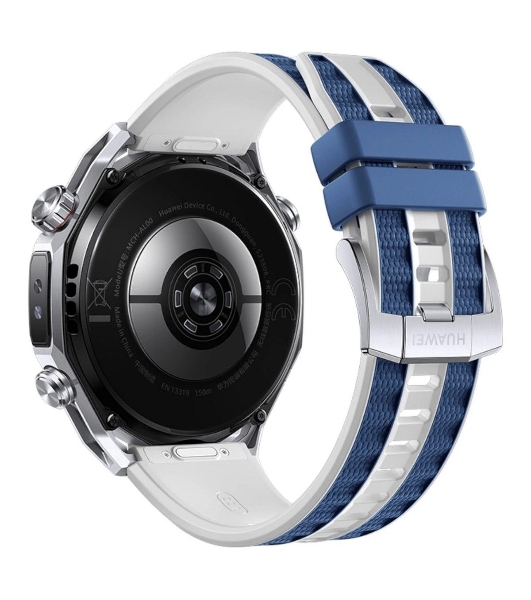 Умные часы Huawei Watch Ultimate 2 MCH-AL00, 1.5' AMOLED, Wi-Fi, Bluetooth, NFC, 20 ATM, титан / синий / белый