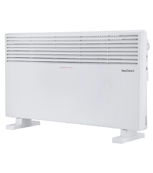 Конвектор электрический Neoclima Comforte T2.0 ЭВНА-2,0/230С2 (сшп) белый, 2000 Вт, 25 м2, термостат