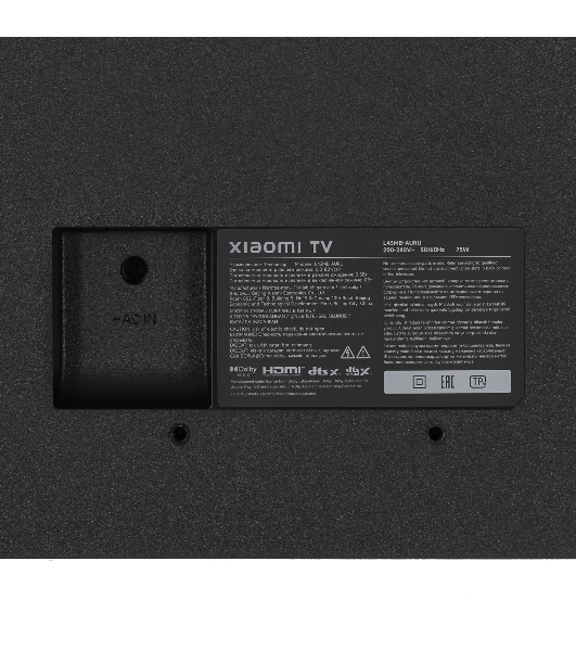Телевизор Xiaomi TV A 43 2026 L43MB-AURU черный DLED UHD 60Hz Smart TV