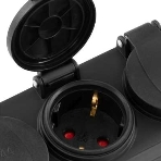 Сетевой фильтр Buro 400MDP-3-B 3 м, 4 розетки, черный, коробка, фото2
