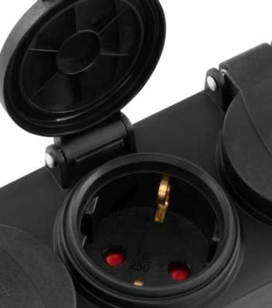 Сетевой фильтр Buro 400MDP-3-B 3 м, 4 розетки, черный, коробка