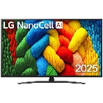 Телевизор LG 65' 65NANO81A6A черный LED UHD 60Hz Smart TV 2GB/8GB, фото 1