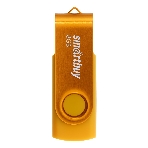 Флешка USB Smartbuy Twist Yellow (SB008Gb2TWY), 8Gb, USB 2.0, R/W 15/5, желтый, фото 1