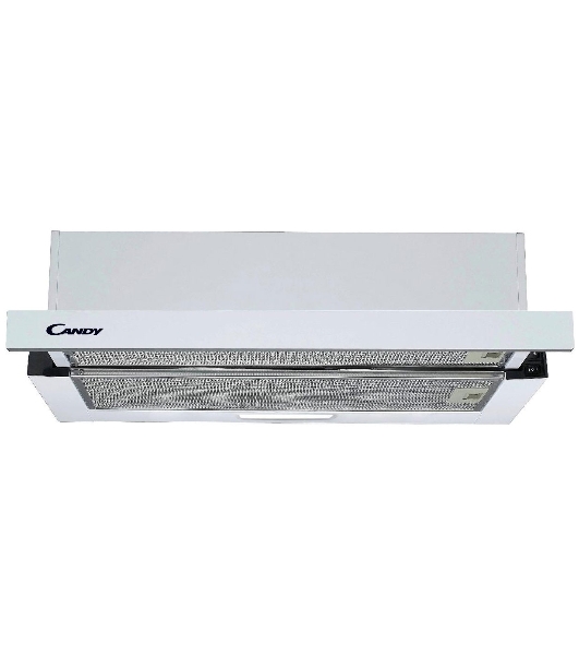 Вытяжка встраиваемая Candy CBT60RWG-07 белый, 60 см, 650 м³/ч, 70 дБ