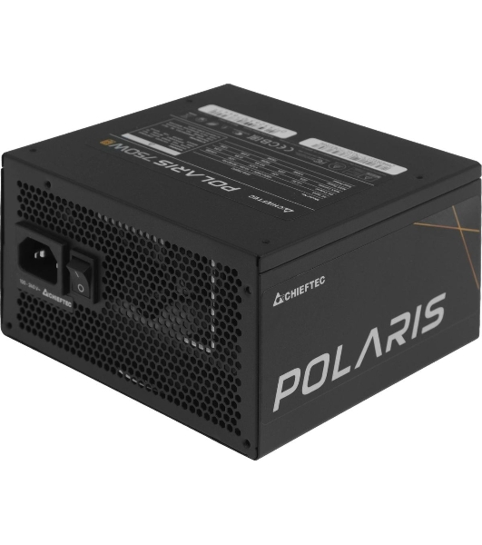 Блок питания Chieftec Polaris PPS-750FC, 750Вт, 80 PLUS Gold, 120мм, модульный, черный