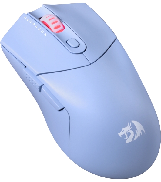 Мышь беспроводная Redragon St4r Pro голубой, 26000 dpi, радиоканал, Bluetooth, USB, кнопки - 6