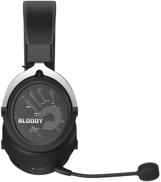 Гарнитура Bloody MR590 Sports чёрный, беспроводная + проводная, Bluetooth, до 35 ч