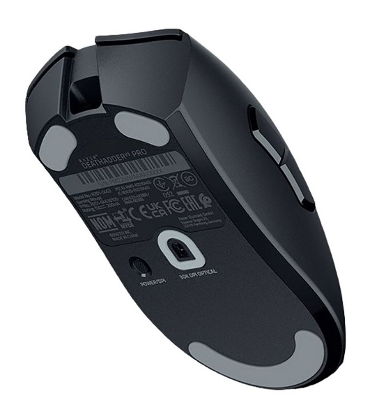 Мышь беспроводная/проводная Razer DeathAdder V3 Pro черный, 30000 dpi, радиоканал, USB, кнопки - 6