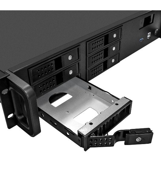 Серверный корпус ExeGate Pro 2U480-HS06 (RM 19', высота 2U, глубина 480, БП 1000ADS, 6xHotSwap, USB)