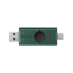 Флешка USB Kingston DataTraveler Duo (DTDEG2/256Gb), 256Gb, USB3.2/Type-C, R/W 150/60, зеленая, фото2