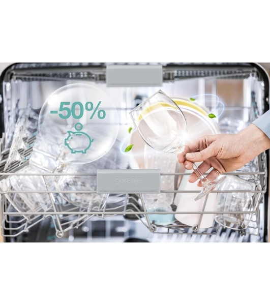 Встраиваемая посудомоечная машина Gorenje GV642D90, черный, 59.8 см, 14 компл., 45 дБ, класс A+++