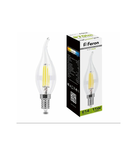 Лампа светодиодная Feron LB-714 11W 230V E14 4000K прозрачная