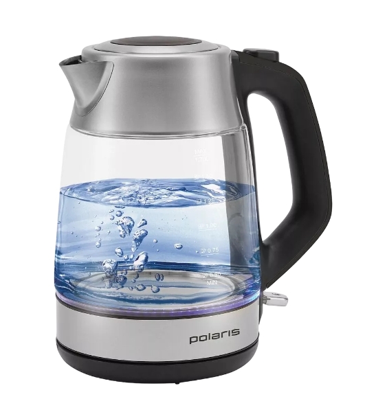 Чайник электрический Polaris PWK-1527СGL 1.7 л, 2100вт, стальной