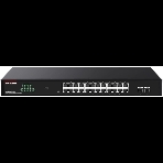 Коммутатор управляемый IP-COM G2226F, 24x1 Гбит/с, SFP 2x1 Гбит/с, черный, фото 1