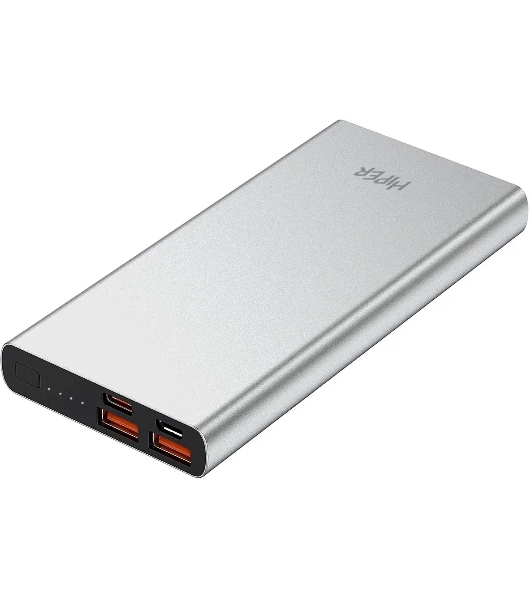 Портативный аккумулятор HIPER CORE 2XL Metal серебристый (10000 мА·ч)