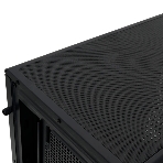 Компьютерный корпус HSPD F510, Panoramic Mid Tower, черный, TG, 0.5 SPCC, 3x120мм ARGb ATX, mATX, mITX 180/280/160мм 1x2.5', 1x3.5', 7xPCI 2xUSB-A 3.0 356x218x467мм, фото3