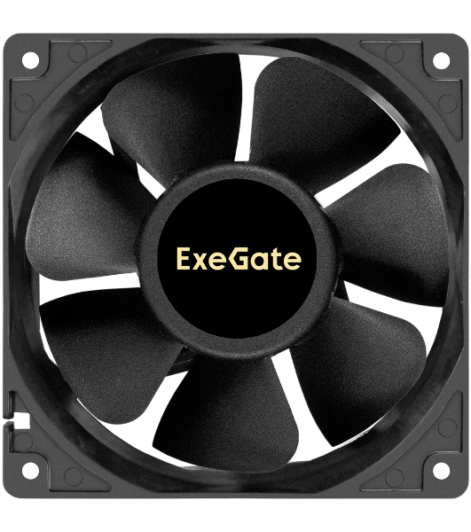 Вентилятор корпусной ExeGate EX12038S2P-24, 120 мм, 3000 об/мин, 46 дБ, 2-pin, без подсветки