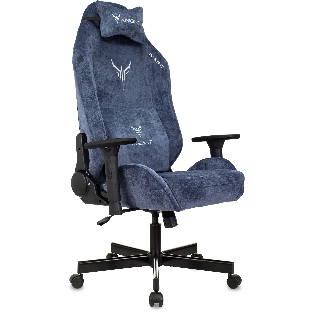Кресло Knight N1 Fabric синий, ткань, 120 кг, механизм качания