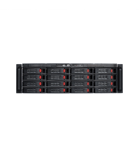 Серверный корпус ExeGate Pro 3U660-HS16 (RM 19', высота 3U, глубина 660, БП 2U-1080ADS,16xHotSwap, USB)