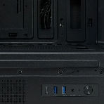 Компьютерный корпус HSPD F510, Panoramic Mid Tower, черный, TG, 0.5 SPCC, 3x120мм ARGb ATX, mATX, mITX 180/280/160мм 1x2.5', 1x3.5', 7xPCI 2xUSB-A 3.0 356x218x467мм, фото4