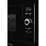Встраиваемая микроволновая печь Monsher MMH 201 B, 59.3х38.5х31.3 см, мощность микроволновой печи 800-1250 Вт, мощность гриля 1000 Вт, 5 уровней мощности, электронное управление, многофункциональный дисплей, режим Микроволны/Гриль/Комби, автоменю8 программ, блокировка от детей, быстрый пуск, Принадлежности: высокая решетка для гриля, поворотный стол 245 мм, объем 20 л, : черный/стекло, фото3