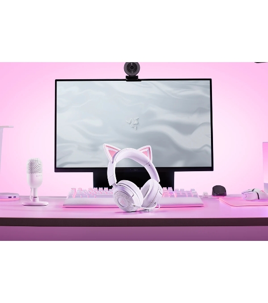 Гарнитура Razer Kraken Kitty V3 X белый, проводная, 3.5 мм