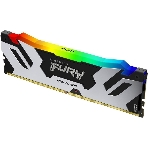 Оперативная память Kingston Fury Renegade, DDR5, 96Gb (2x48Gb), 6400MHz, CL32, DIMM, с радиатором, RGb, серебристый, фото3