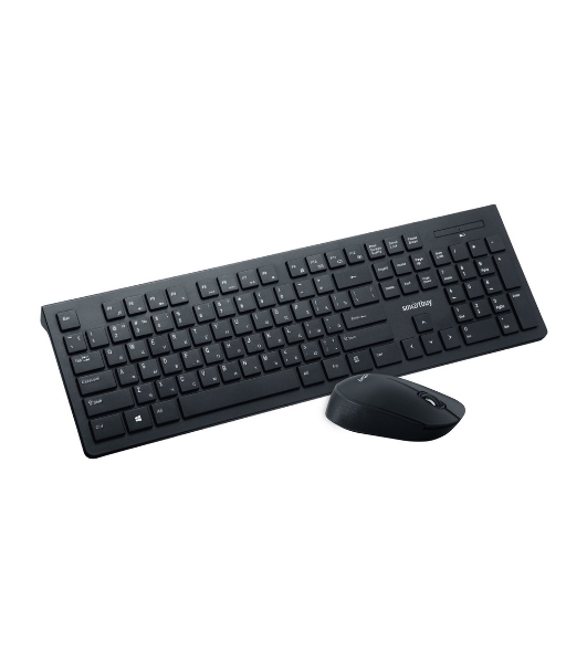 Комплект клавиатура+мышь Smartbuy 206368AG беспроводной, USB, 1600 DPI, чёрный