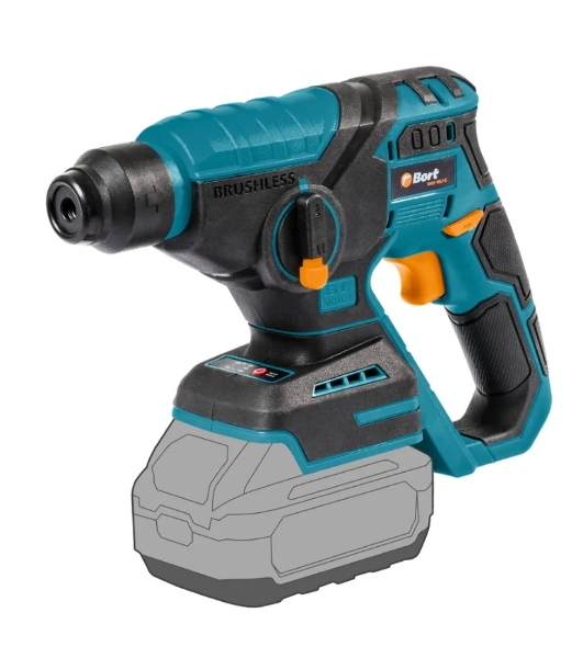 Перфоратор Bort BHD-18Li-XDK, SDS-plus, 18 В, 1,7 Дж, от аккумулятора