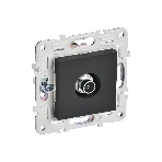 Розетка TV оконечная IEK SKANDY SK-A12G (SK-A10-O-K53) графит, фото 1
