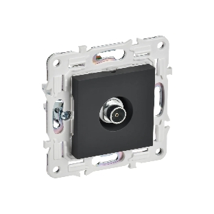 Розетка TV оконечная IEK SKANDY SK-A12G (SK-A10-O-K53) графит