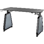 Стол игровой Cactus CS-GMD-BK-RGb столешница МДФ, черный каркас черный 136x60x75 см, фото4