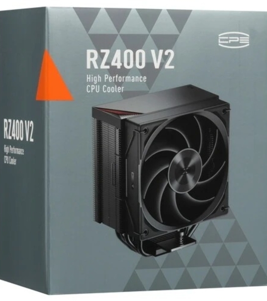 Устройство охлаждения (кулер) PcCooler RZ400 V2 Soc-AM5/AM4/1200/1700/1851 черный 4-pin 32dB Al+Cu 240W Ret (RZ400V2-BKNWNX-GL)