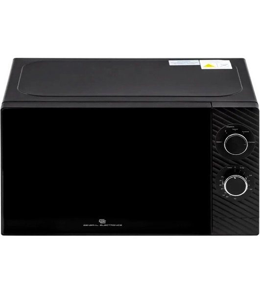 Микроволновая печь General Electronics GE-MS120B черный, 20 л, 700 Вт, переключатели - поворотный механизм